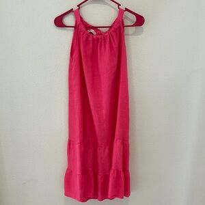 New BELLAMBRA Linen dress. Pink. Size S.
